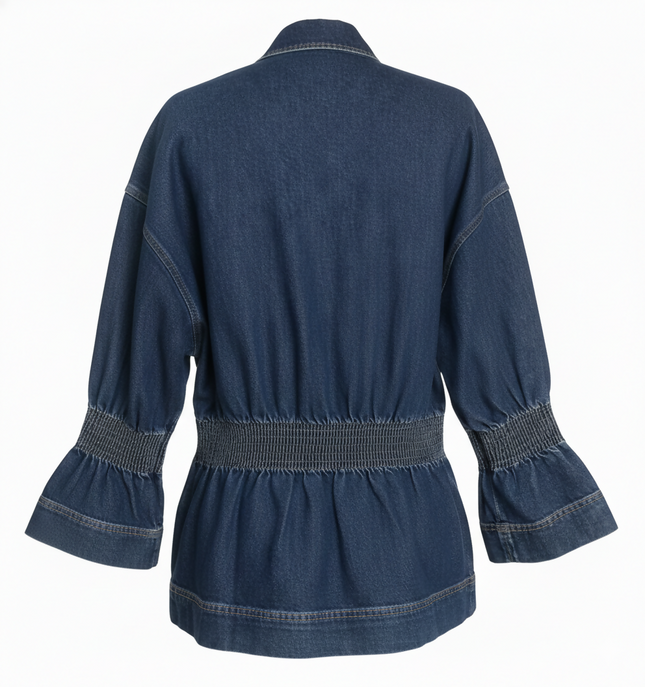 Authentic Pristine✨STELLA MCCARTNEY CINCHED JEAN JACKET!