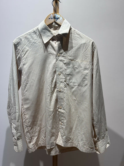Men's Casual Light Beige Shirt - XL Size