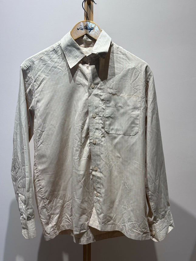 Men's Casual Light Beige Shirt - XL Size