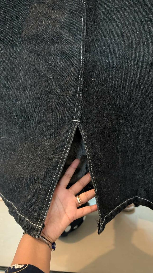 Women's Korean Denim Jumpsuit- L Size