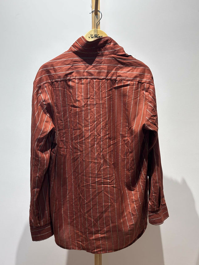 Men's Casual Maroon Shirt - XXL Size