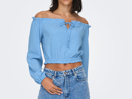 Forever 21 Women's  Blue Croptop - S Size