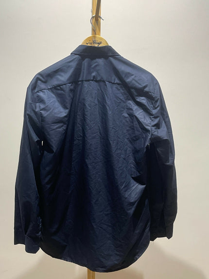 Men's Casual Deep Navy Blue Shirt - XXXL Size