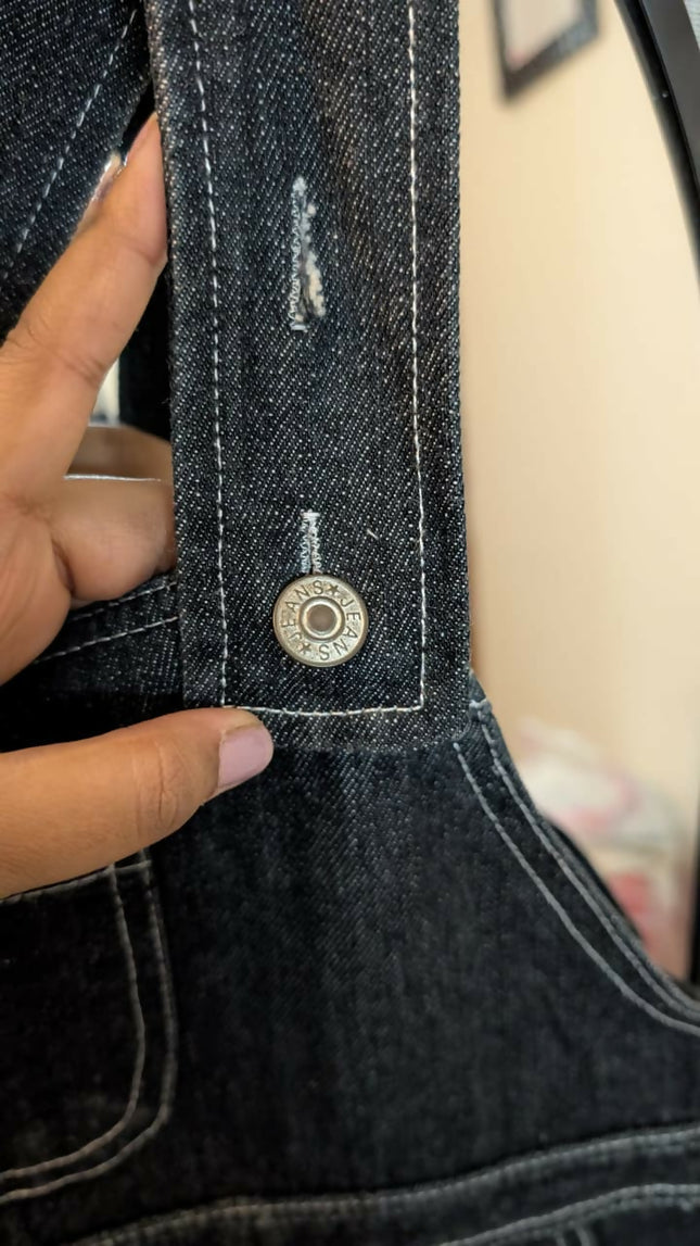 Women's Korean Denim Jumpsuit- L Size