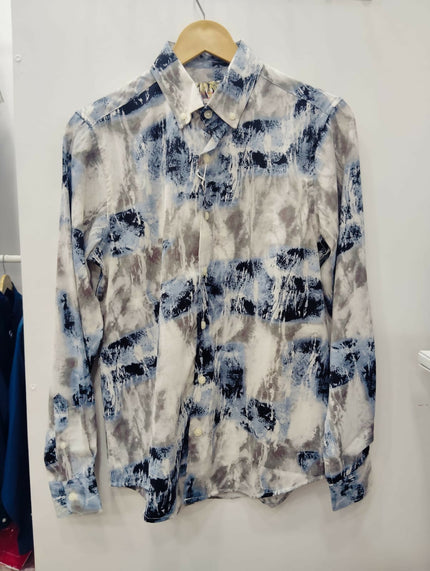 Men's Casual Print Begie - (S, M, XL) Size [ Not Used ]