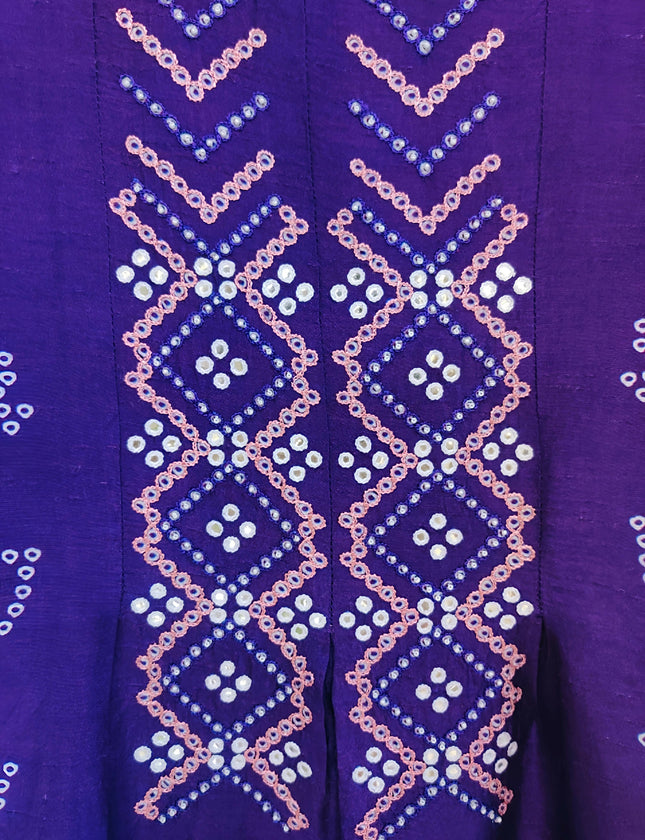 Silk Kurta with Embroidery