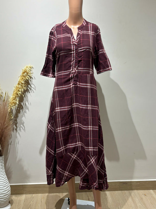 Women's Casual Brown Dress - M Size