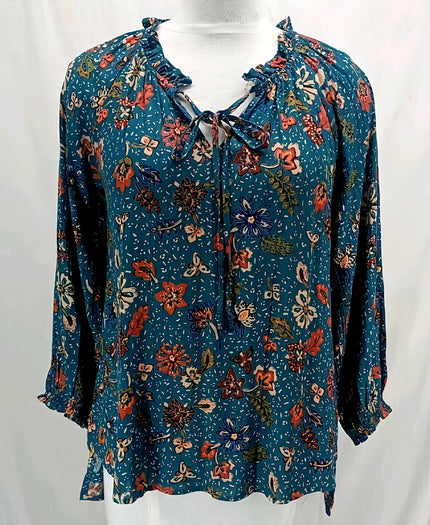 Boutique Collection Women's Teal Green Top - XL Size