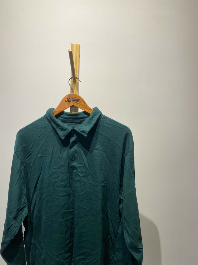 Men's Casual Green T-Shirt - 2 XL Size