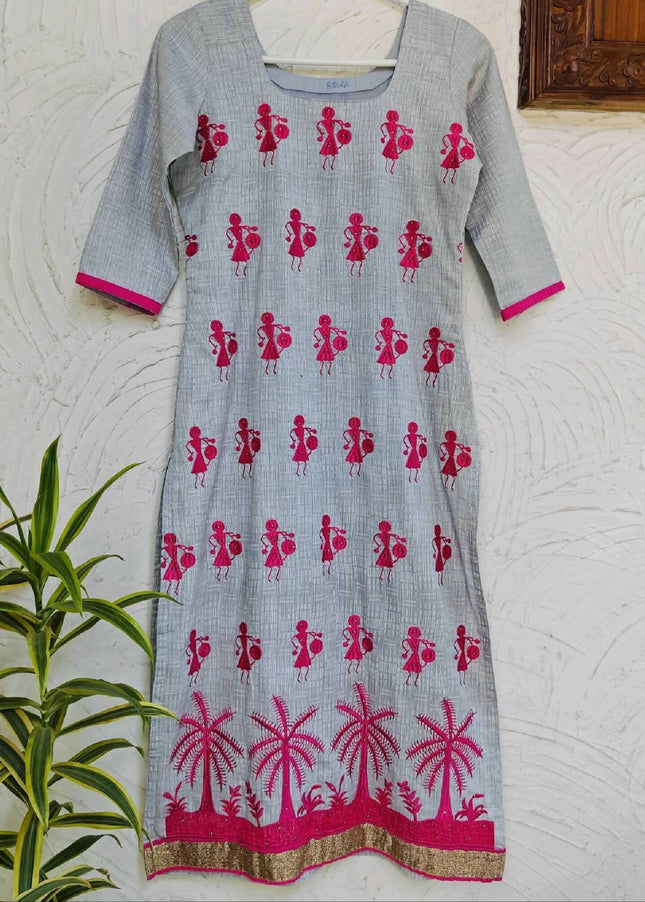 Women's Coastal Design Embroidered Suit