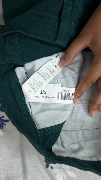 Women's Green cargo pants -30 Size