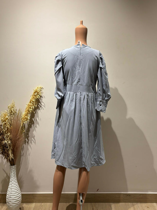 Women's Casual Blue Dress - M Size