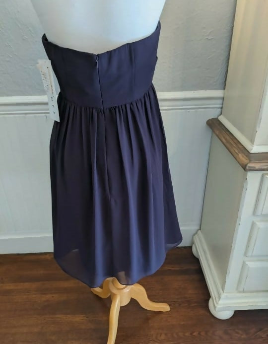 Women's Vintage violet Dress with Corset Inside - XS Size