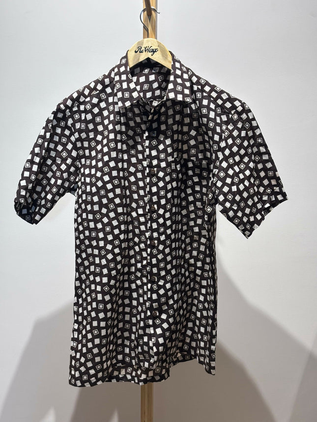 Men's Casual Brown Shirt - XXL Size
