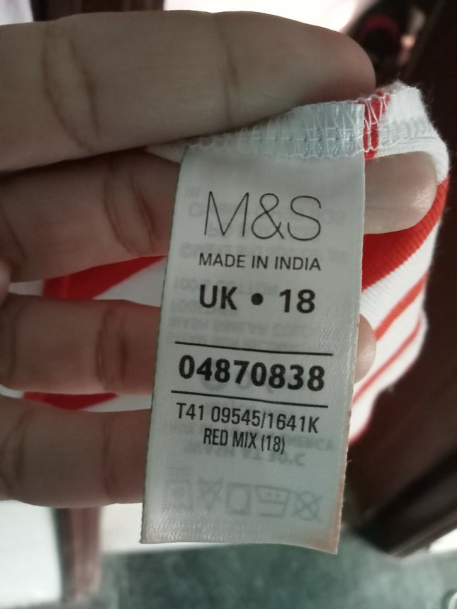 Women's Casual Tank Red Top - L Size