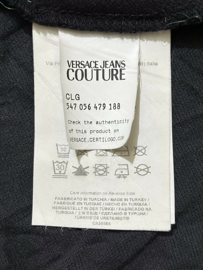 Authentic Versace Jeans Couture Black Polo Shirt Size L/M