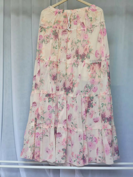 Women's Casual Florl Skirt - Free Size
