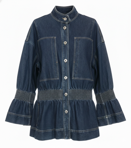Authentic Pristine✨STELLA MCCARTNEY CINCHED JEAN JACKET!