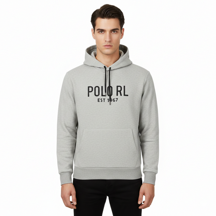 AUTHENTIC POLO RALPH LAUREN GRAY HOODIE FOR MEN'S