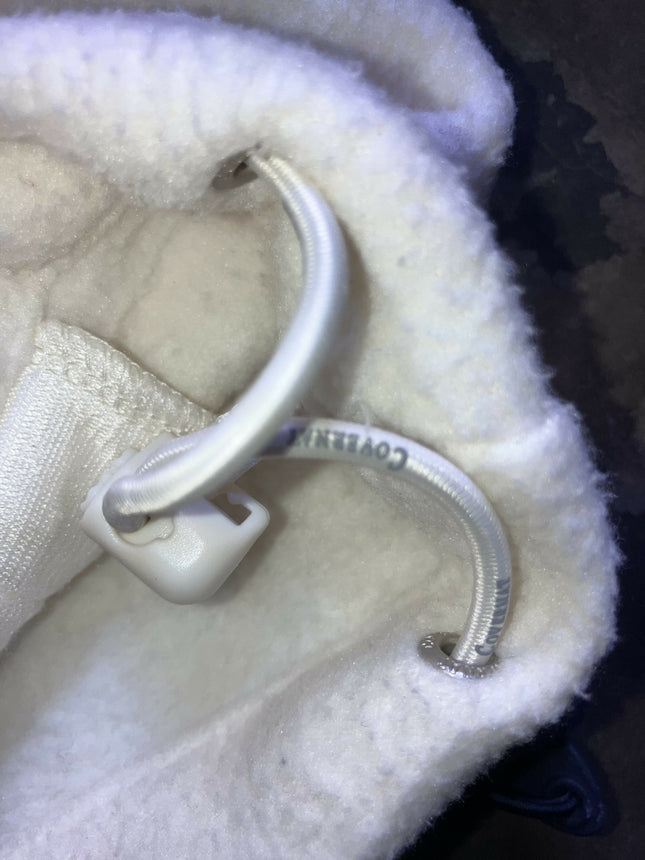 COVERNAT Men's Fleece White jacket (Sherpa) - L Size