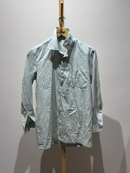 Men's Casual Light Mint Grey Shirt - M size