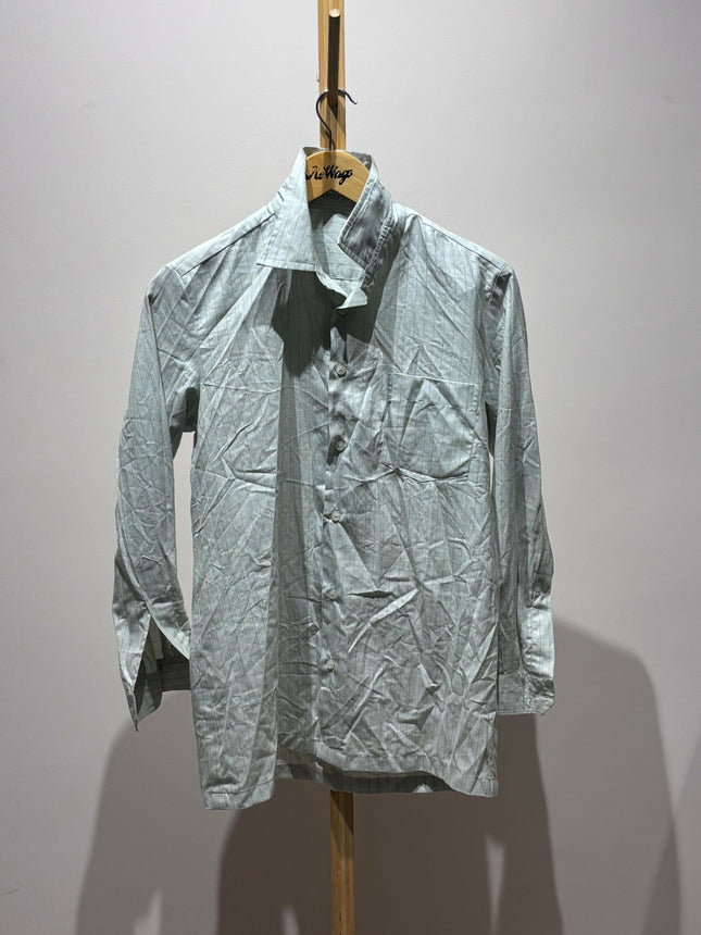 Men's Casual Light Mint Grey Shirt - M size
