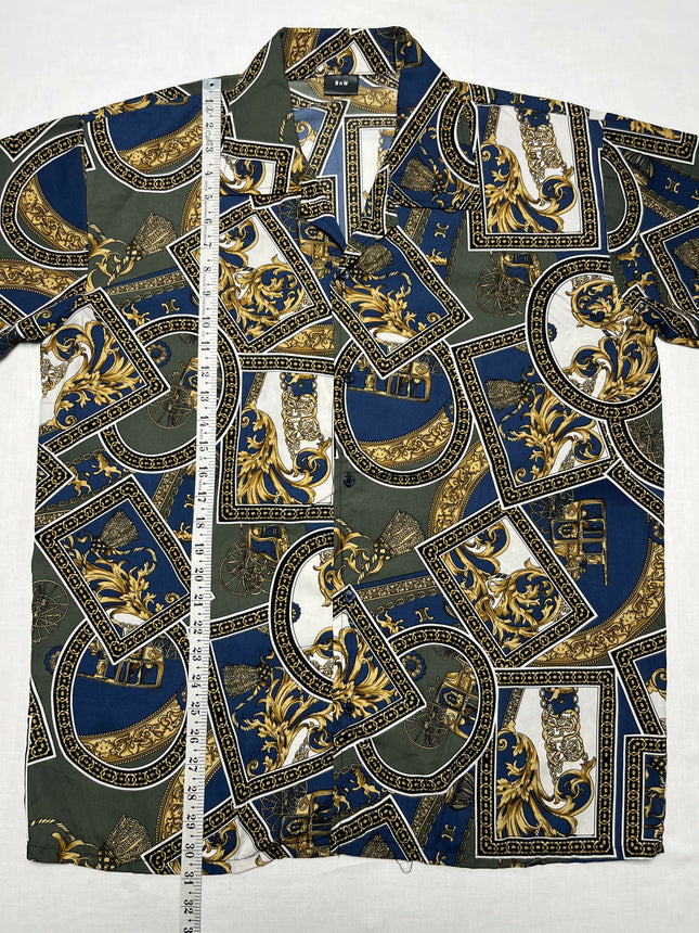 Vintage Baroque Print Men's Shirt