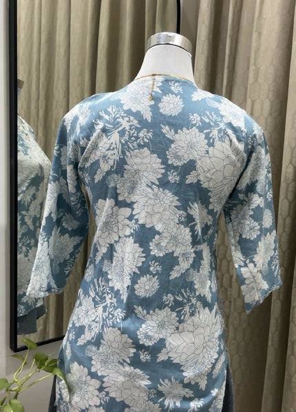 TANYA GARMENTS Floral Short Kurti