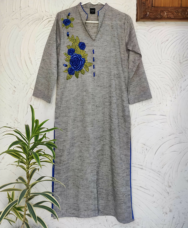 Soch Khadi Look Embroidered Kurta