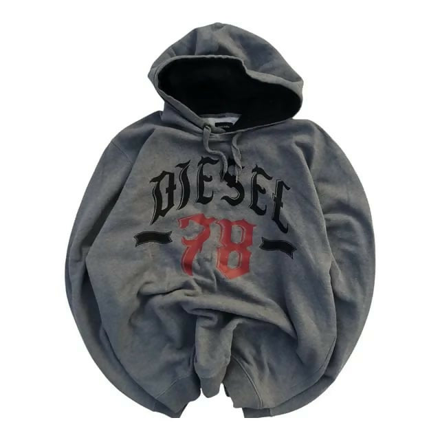 Men's DIESEL Y2K STYLE HOODIE - M Size