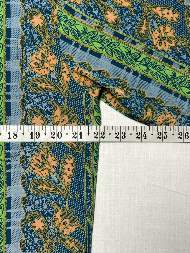 Retro Print Long Sleeve Shirt