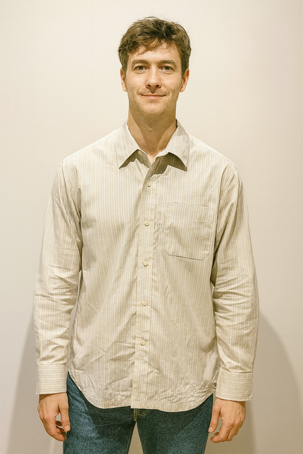 Men's Casual Begie Shirt - XL Size