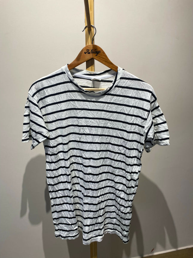 Men's Casual White T-Shirt - L Size