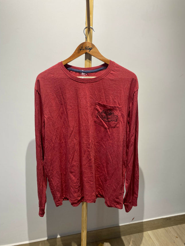 Men's Casual Red T-Shirt - XL Size