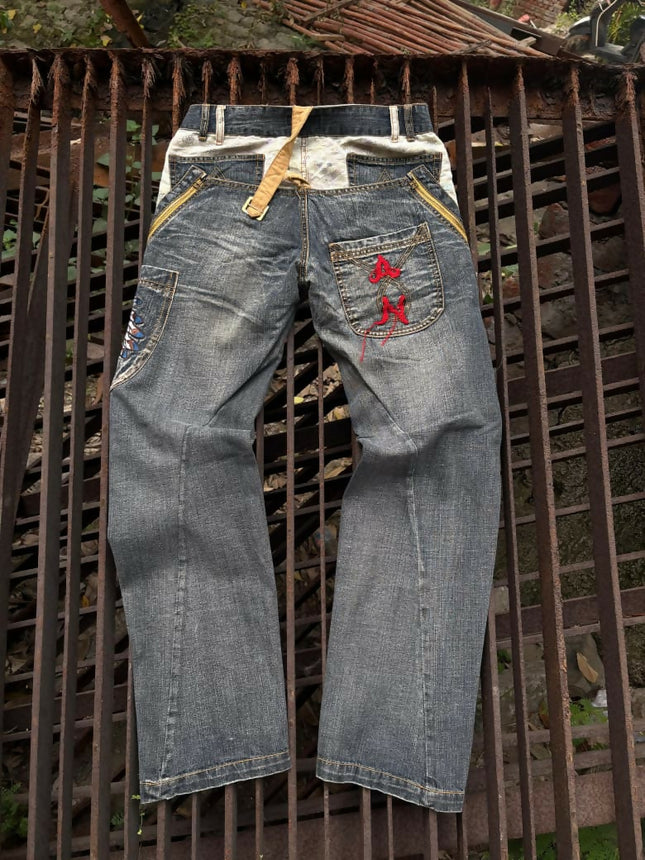 Men's Vintage Doublefocus Double Waist Jean - S Size