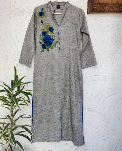 Soch Khadi Look Embroidered Kurta