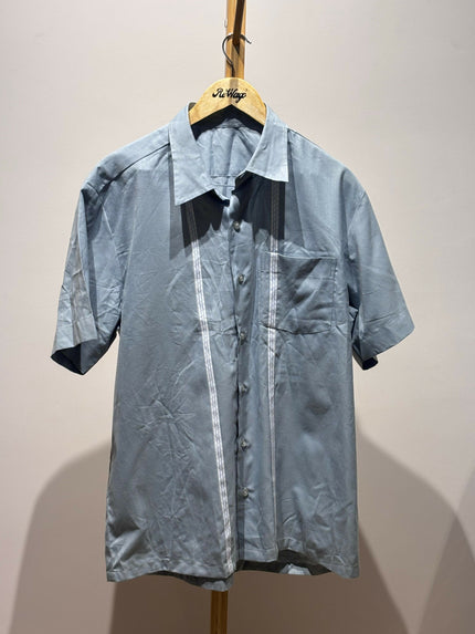 Men's Casual Dusty Steel Blue Shirt - XXL